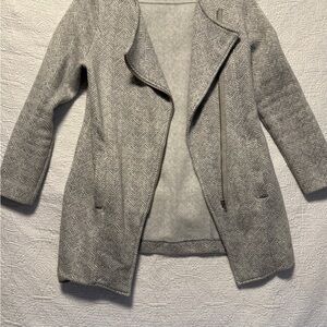 Banana Republic Gray Herringbone Jacket